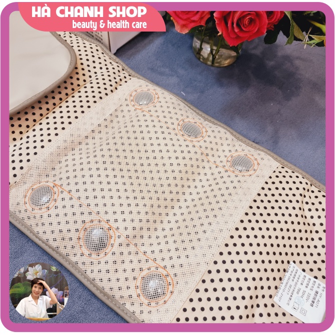 Đai Massage Giảm Mỡ Bụng Đai Giảm Béo Fuyuan HY-A071 Đai Rung Quấn Nóng Hồng Ngoại Tan Mỡ Bụng Tặng Dầu Giảm Béo 20ml