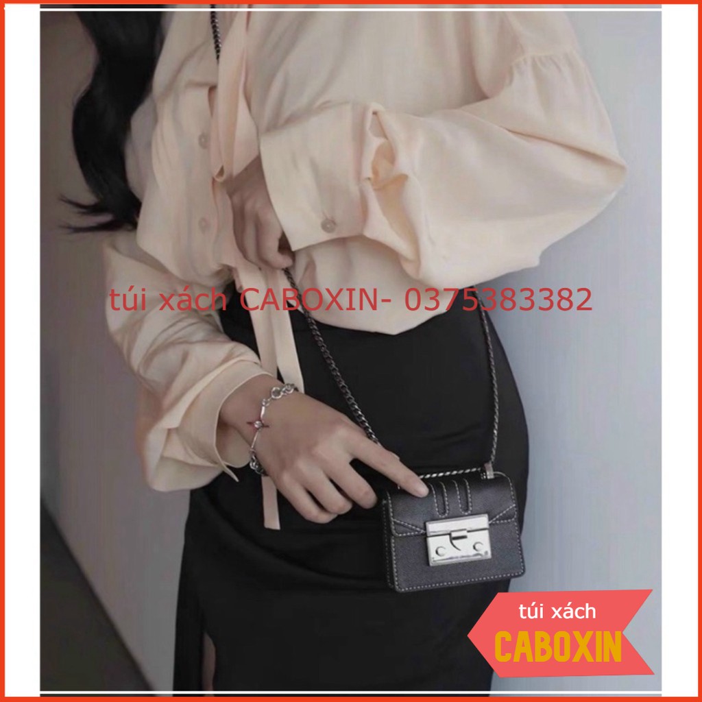 túi cn.k mini khóa gài dây xích sang chảnh