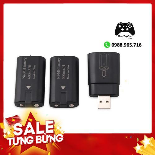 Bộ Pin Sạc 2 Pin Sạc Cho Tay Cầm Xbox One / Xbox One S Controller Hàng Chính Hãng DOBE | TOP BÁN CHẠY -Hàng nhập khẩu