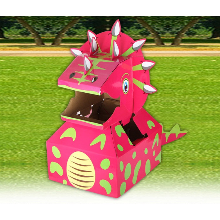 DIY tự tay làm Khủng Long Bằng Bìa Carton cho Bé vui chơi thỏa thích