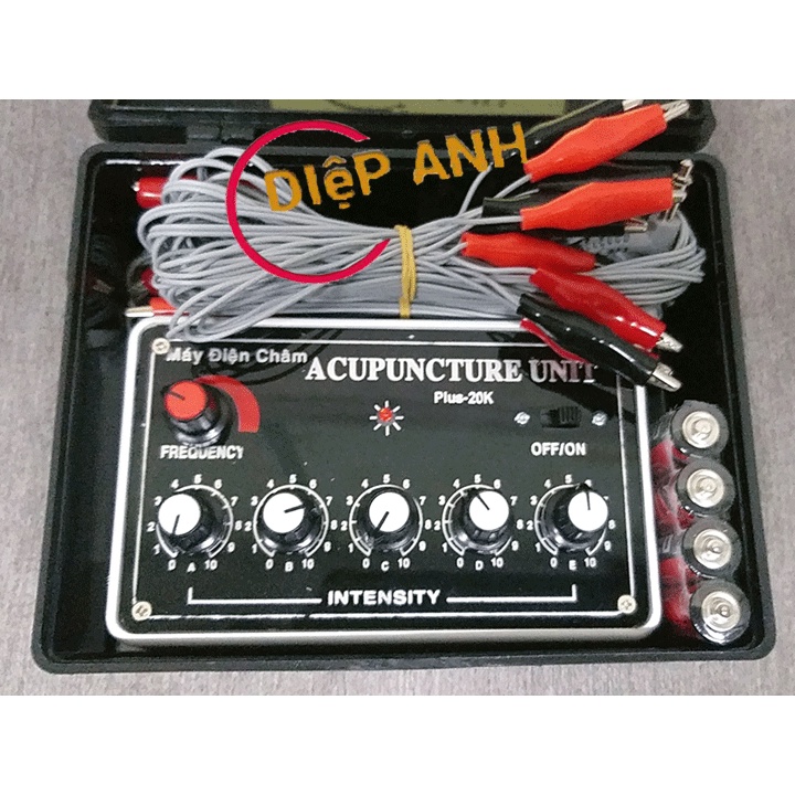 Máy Điện Châm Mini ACUPUNCTURE UNIT 5 Giắc 20 Kim Việt Nam- máy châm cứu mini