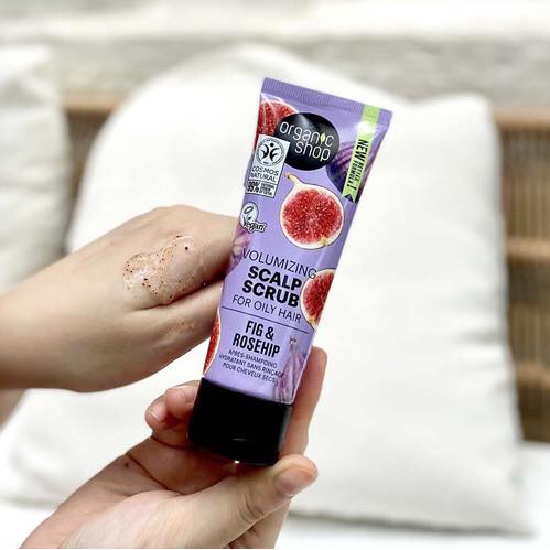 Tẩy Tế Bào Chết Da Đầu Organic Shop Fig &amp; Rosehip