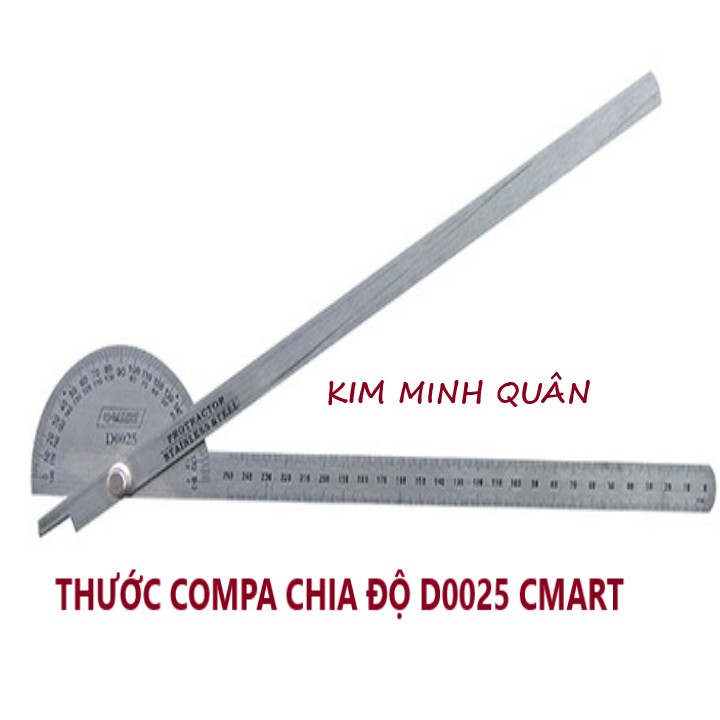 Thước Compa Chia Độ 300mm D0025 CMART