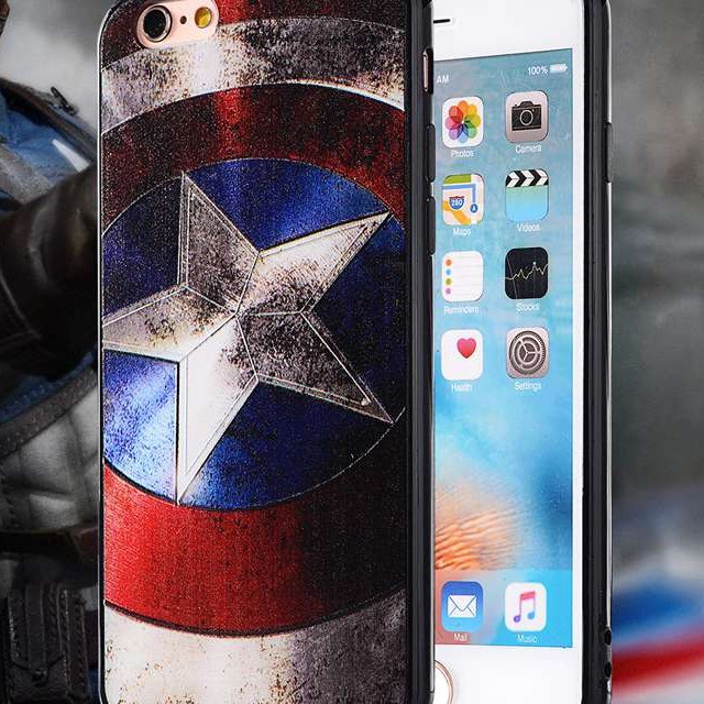 Ốp Lưng IPhone - Captain American - 5/5s/6/6s/7/7+/8/8+