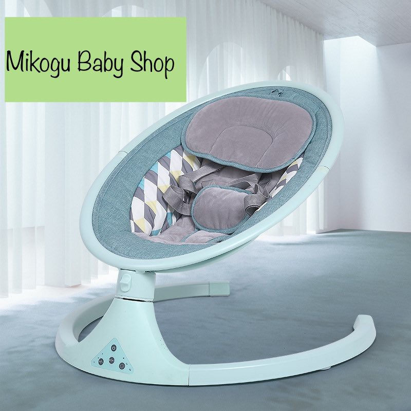 Nôi rung điện cho bé sơ sinh cao cấp Coax baby artifact baby BB mẫu mới 2020 kết nối bluetooth, điều khiển từ xa từ xa