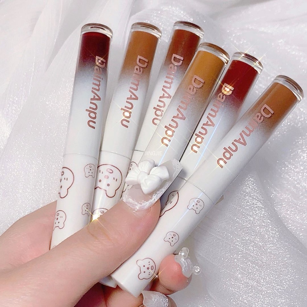 Set 3 thỏi son bóng vỏ hình chú gấu nhỏ