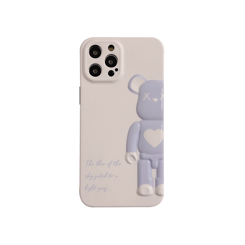 Ốp Điện Thoại Mềm Hình Gấu Hoạt Hình 3D Cho iphone 13 12 11 Pro Max XR X XS XSMAX