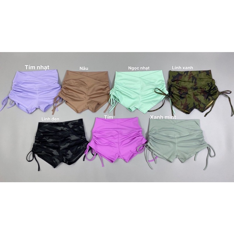 QUẦN ĐÙI RÚT DÂY CẠP CHÉO SIÊU QUYẾN RŨ