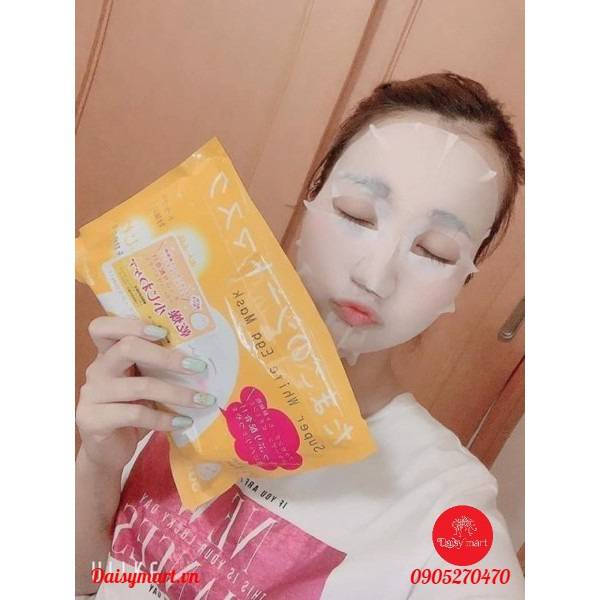 MẶT NẠ TRỨNG SUPER WHITE EGG 36 MIẾNG