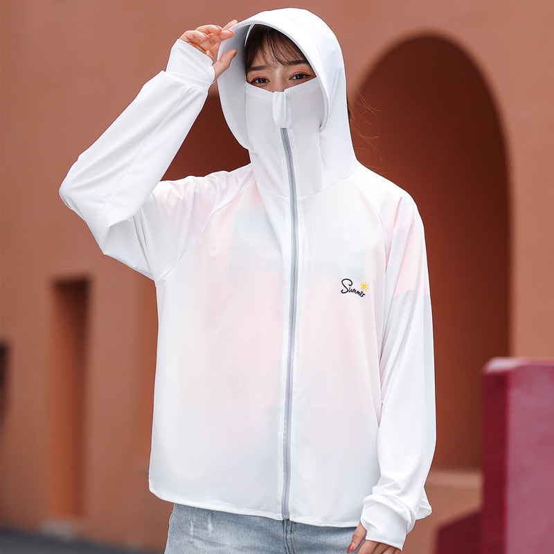 Áo Khoác Chống Nắng Vải Lụa Mát Thoáng Khí Thời Trang Mùa Hè Cho Nữ