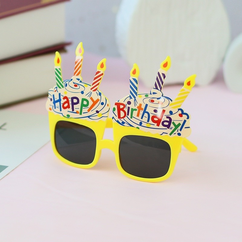 Kính Happy Birthday dùng cho tiệc sinh nhật, chụp ảnh cute hot trend