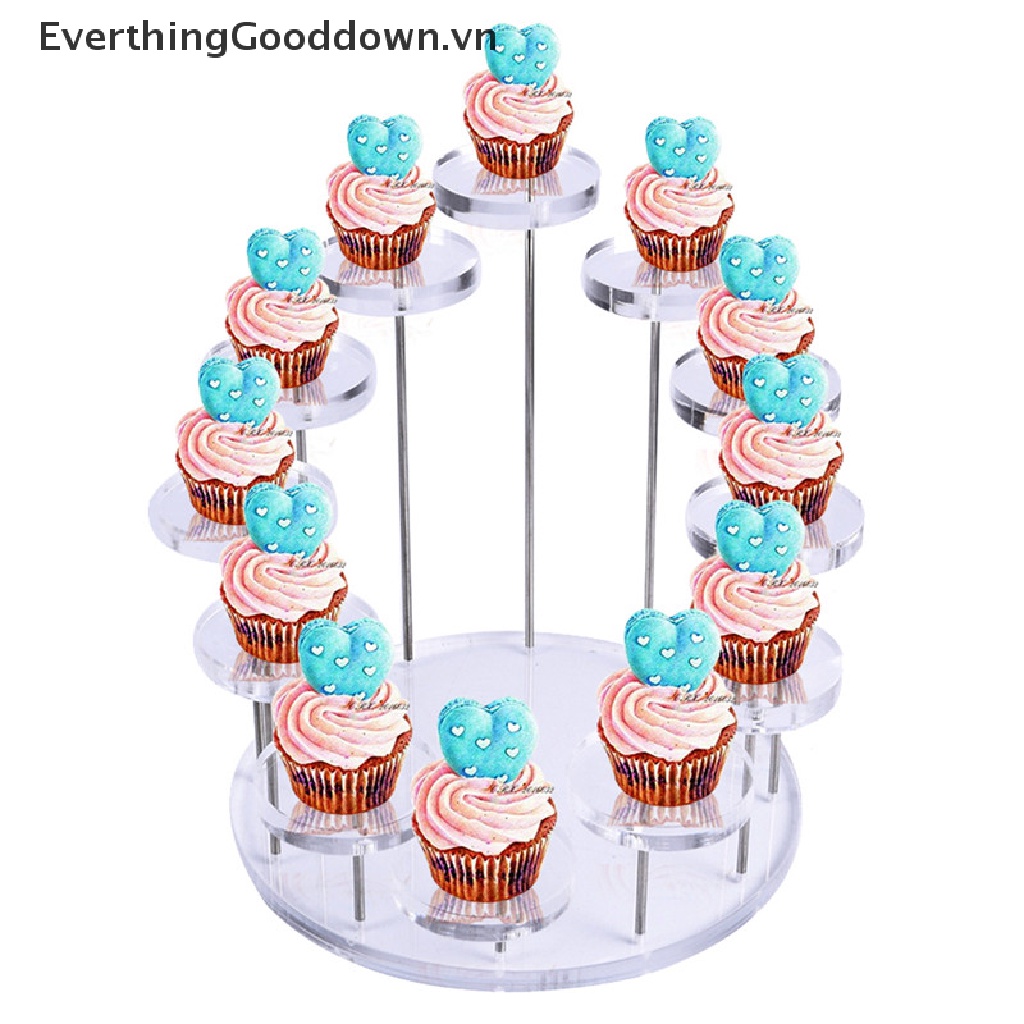 Giá Đỡ Trưng Bày Bánh Cupcake Bằng Acrylic