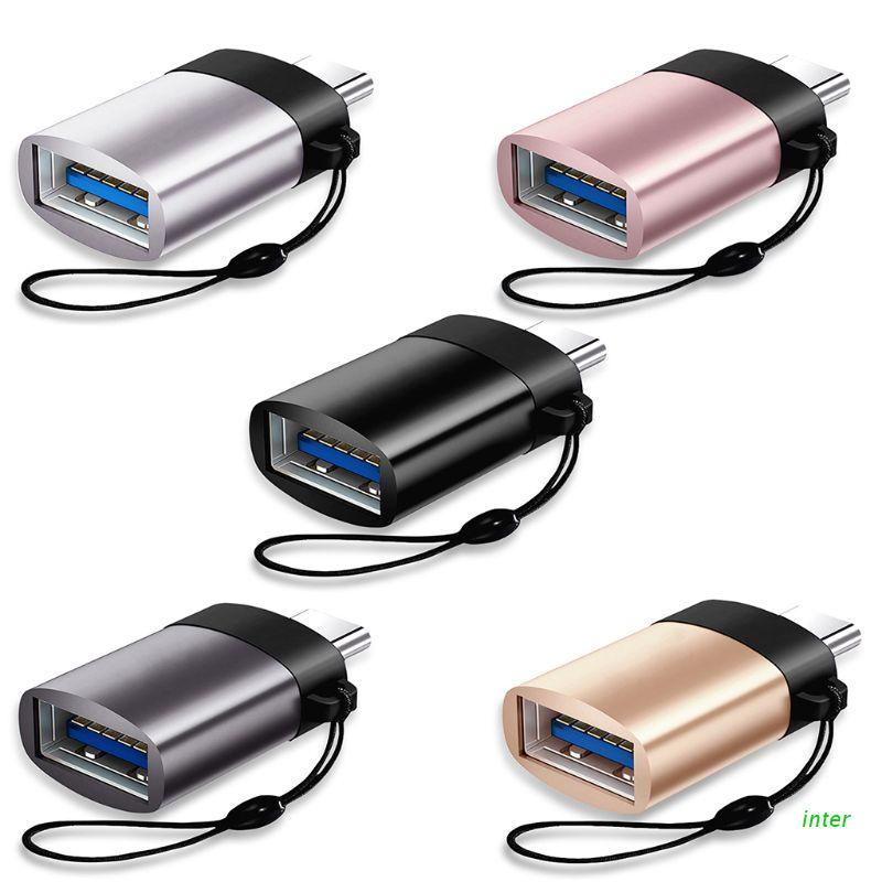Đầu USB chuyển đổi cổng Type C sang Usb 3.0 Otg cho thiết bị Samsung Galaxy Huawei Xiaomi laptop táo