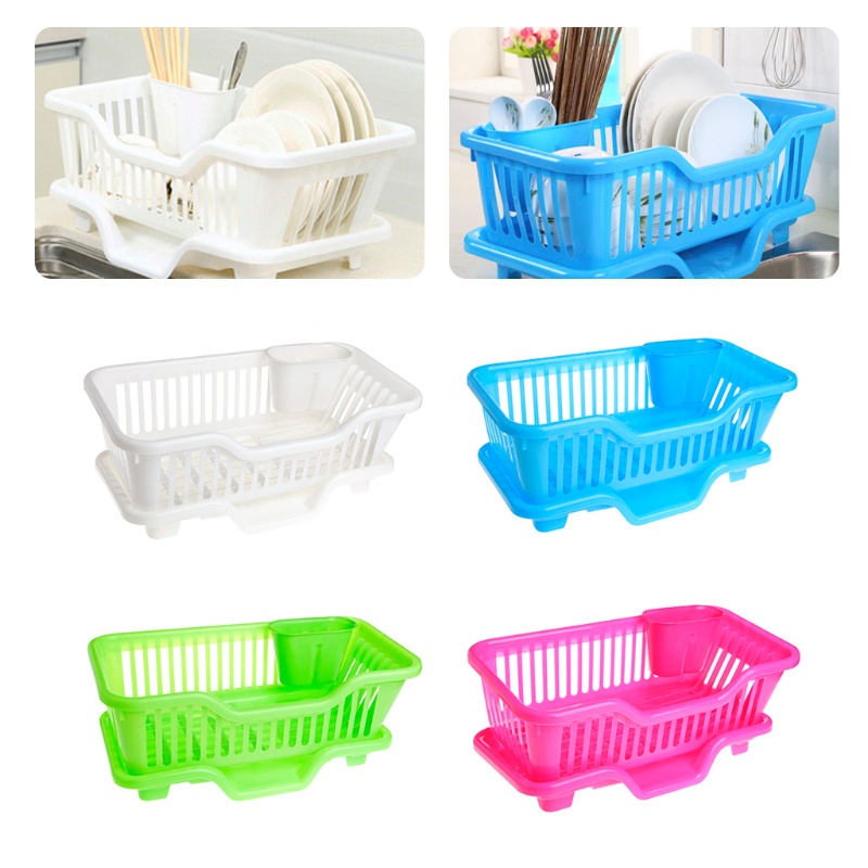 Giá Để Chén Dĩa Ráo Nước Bằng PP 44.5 X 23 X 1 Tiện Dụng Cho Nhà Bếp