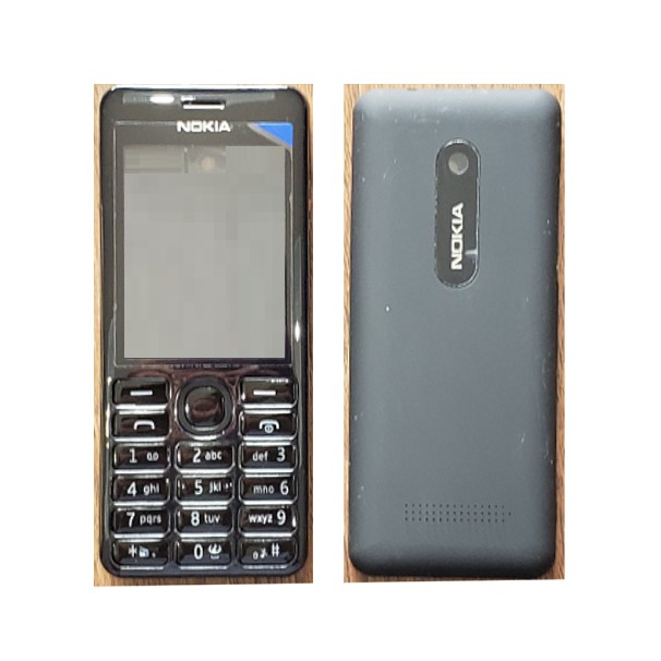 Vỏ điện thọa Nokia 206 ( không sườn - có phím )