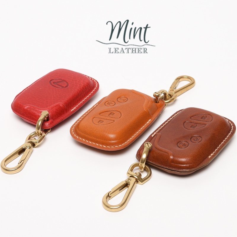 Bọc Chìa Khoá Lexus 💎Da Thật 100%💎 Bao Da Chìa Khoá Lexus Ốp Chìa Khoá Lexus 350 460 570