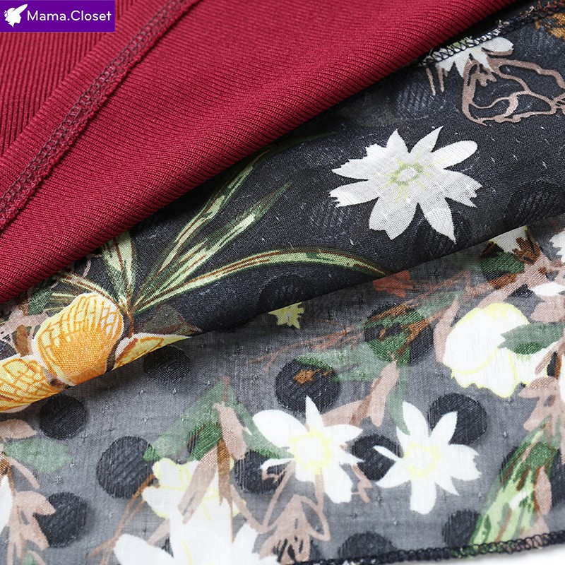 #E608 VÁY VOAN LEN HAI LỚP HÀNG QUẢNG CHÂU SANG TRỌNG CHO MẸ, ĐỒ CHO NGƯỜI TRUNG NIÊN HOT SALE 2021 | BigBuy360 - bigbuy360.vn