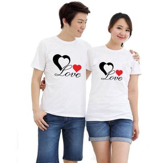 Áo cặp áo đôi tình yêu chữ LOVE