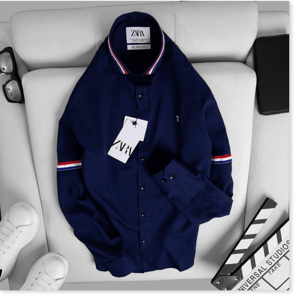 Áo Sơ Mi Nam Trắng Đen Phong Cách Hàn Quốc Lịch Lãm  [VIDEO + ẢNH THẬT] HP