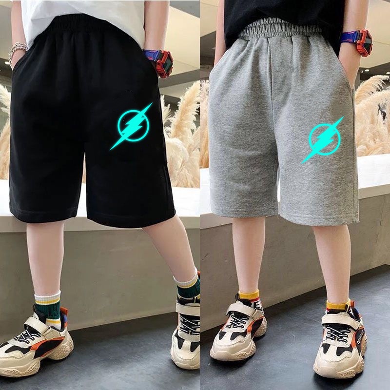 Quần Short Cotton Ống Rộng Màu Dạ Quang Thời Trang Mùa Hè 2022 Dành Cho Nam