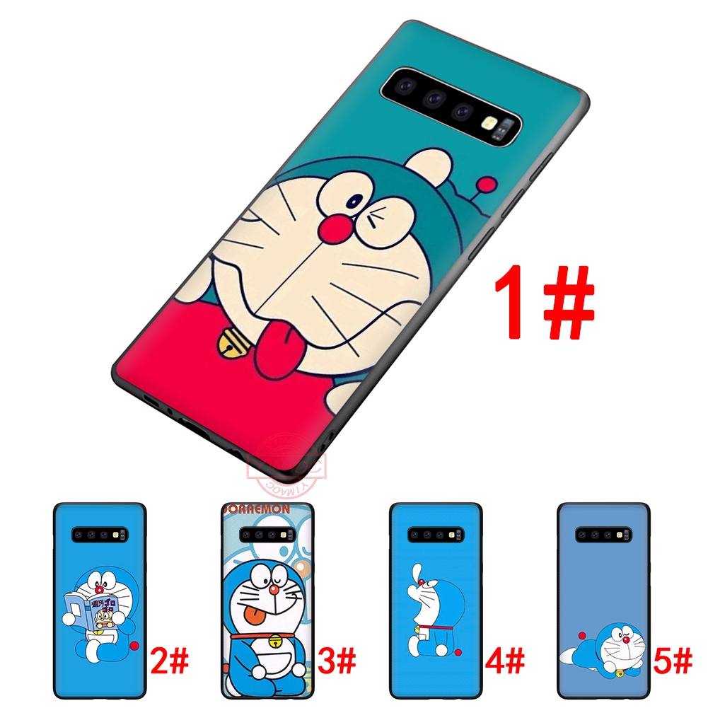 Ốp điện thoại họa tiết Doremon dễ thương cho Samsung Galaxy S7 Edge S8 S9 S10 Plus Note 8 9