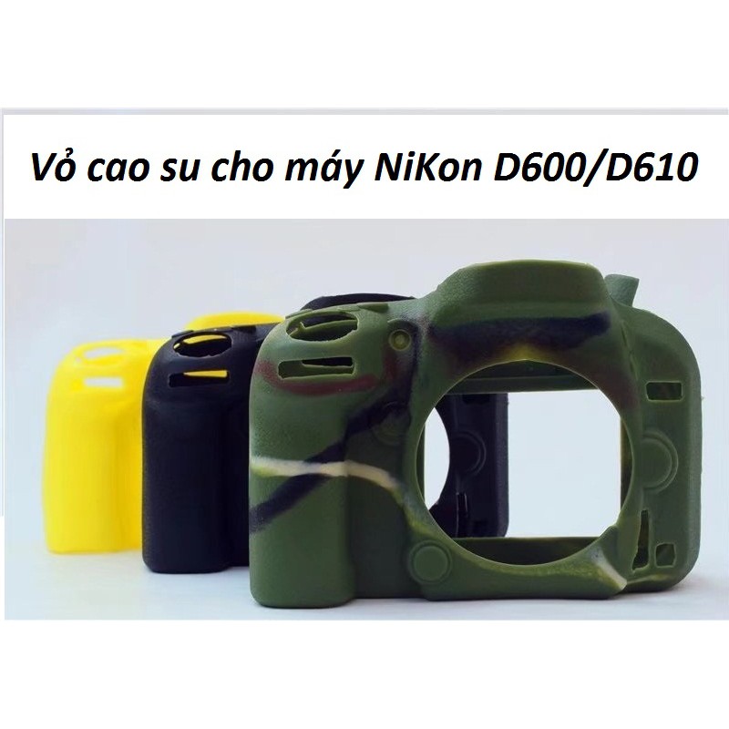 Vỏ cao su cho máy ảnh Nikon D600/D610