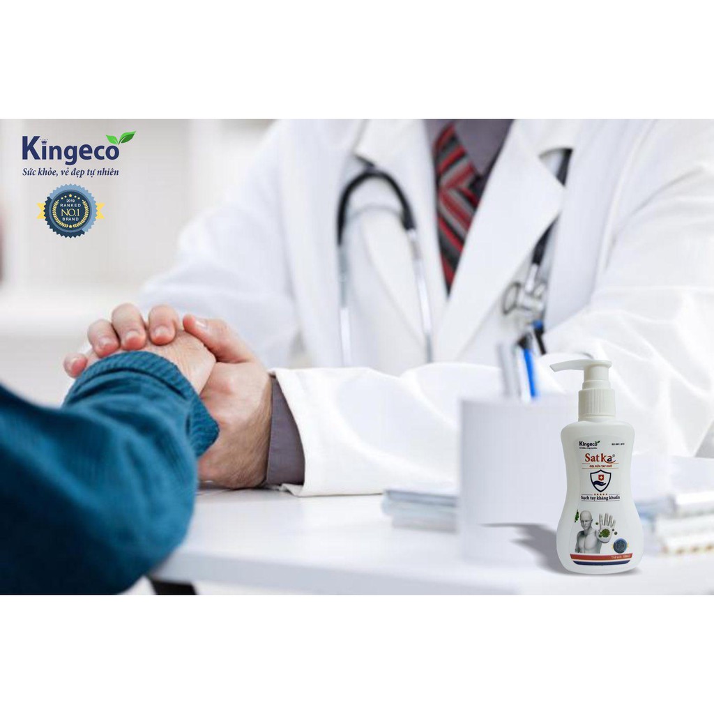 (GEL SÁT KHUẨN)CHÍNH HÃNG SX TẠI HOÁ DƯỢC VIỆT NAM - NƯỚC RỬA TAY KHÔ SATKA | BigBuy360 - bigbuy360.vn