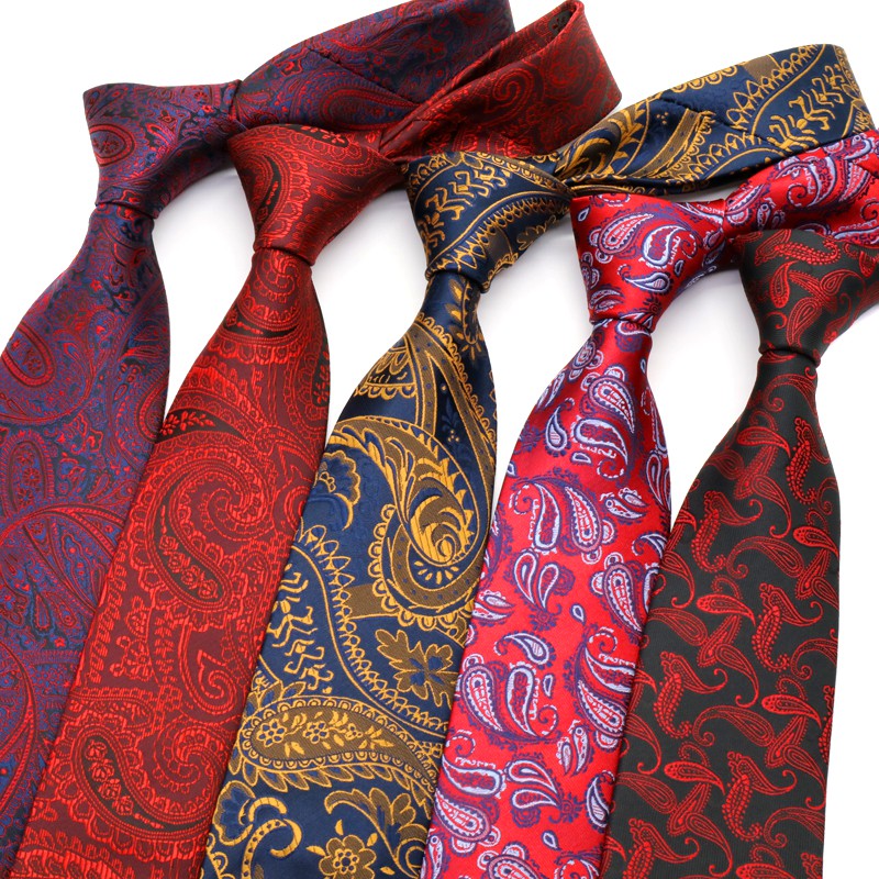 Cà Vạt Dệt Hoa 8CM Thời Trang Lịch Lãm Cho Nam