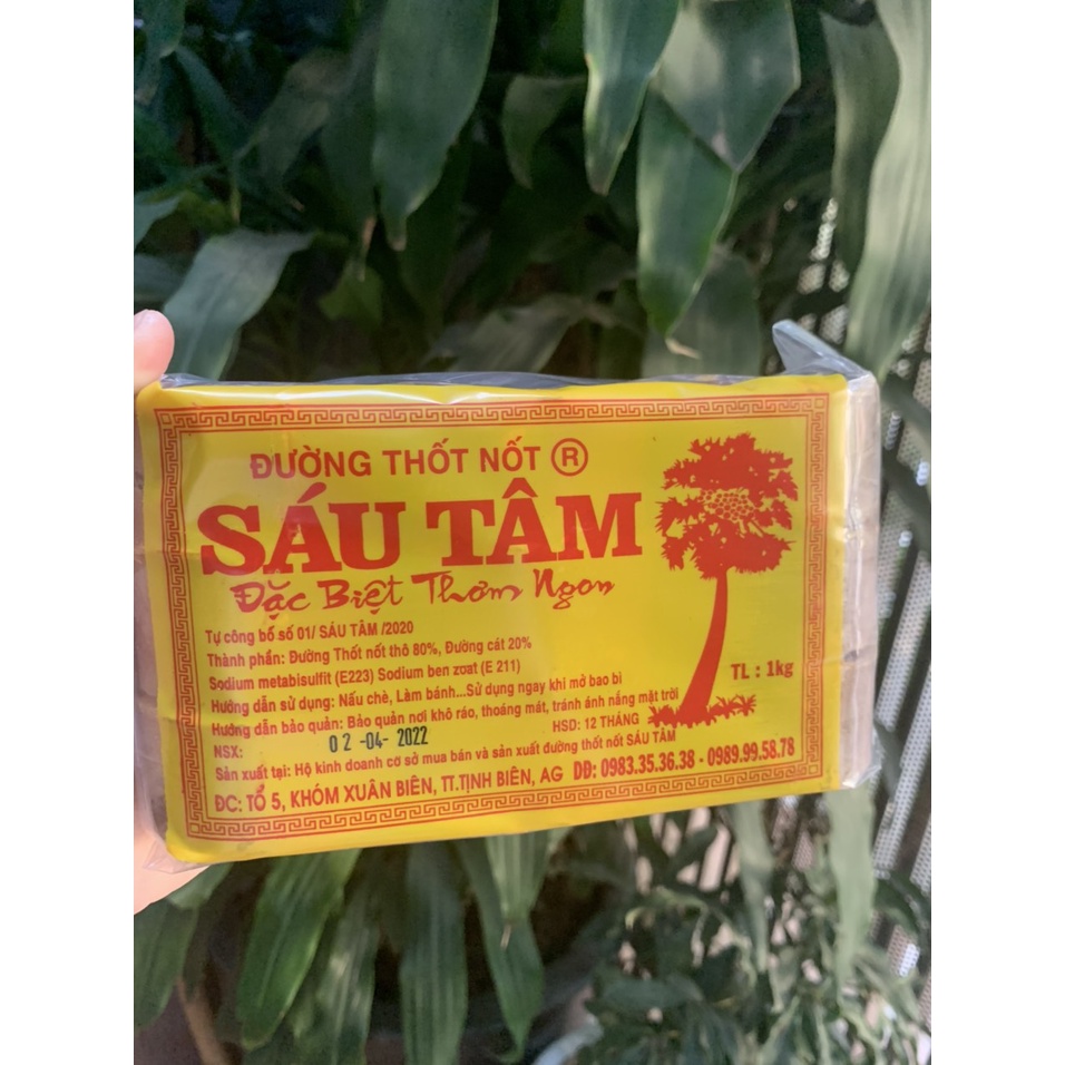 Đường Thốt Nốt Nguyên Chất Túi 1kg