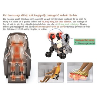 Ghế massage toàn thân Maxcare Max-4D