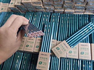 2 hộp Bút chì Deli 2B (20 chiếc)