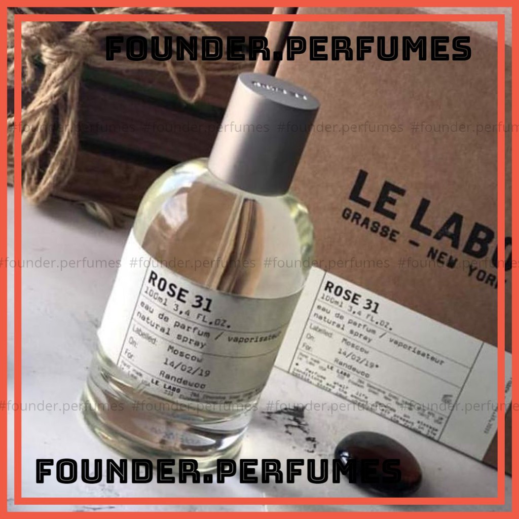 [S.A.L.E] 🌟 Mẫu thử nước hoa Lelabo Rose 31 (5ml/10ml/20ml) #.founderperfume | Thế Giới Skin Care