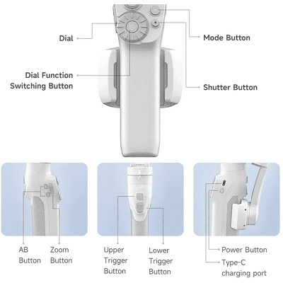 Gimbal chống rung cho điện thoại Vimble 3 - chính hãng