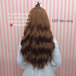  Giảm 20k.[ FREE SHIP] .Tóc giả kẹp U xù mì dài 60p.Tơ cao cấp hàn quốc
