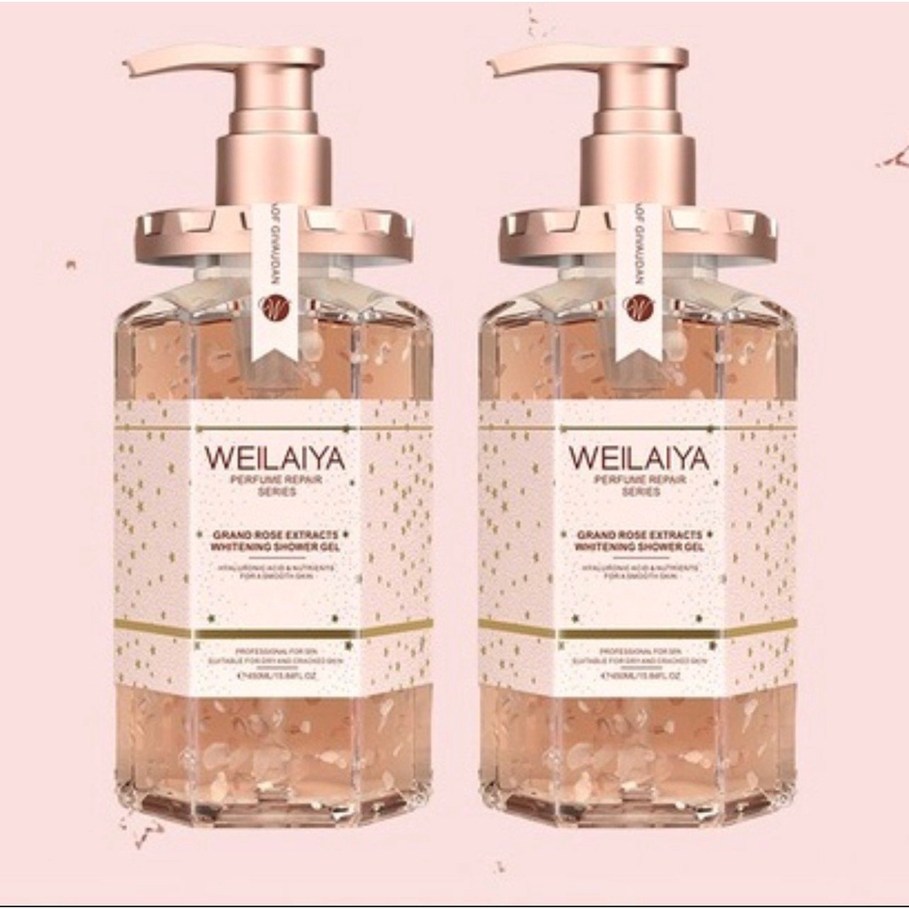 [WEILAIYA] SỮA TẮM CÁNH HOA HỒNG DAMASK