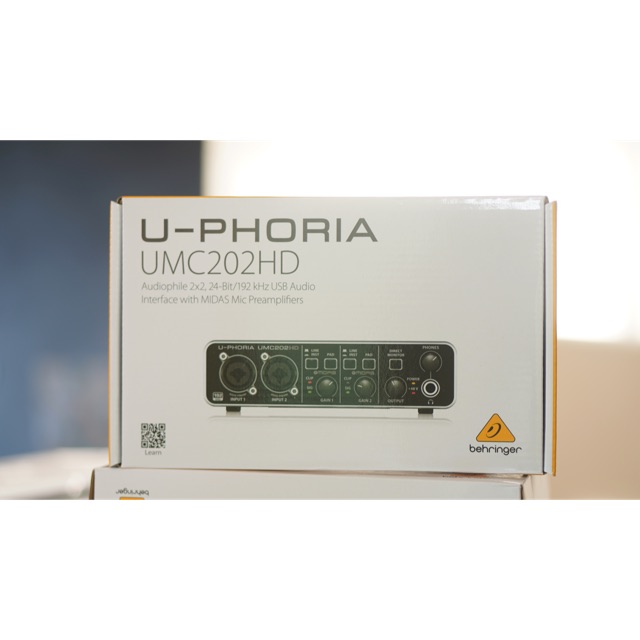 Soundcard Thu Âm Behringer UMC202 HD
