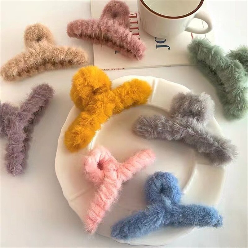 Kẹp tóc màu sắc ngọt ngào thời trang thu đông cho nữ