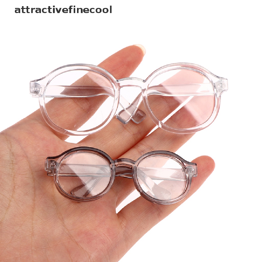 Mắt Kính Gọng Tròn 6.5 / 9.5cm Cho Búp Bê