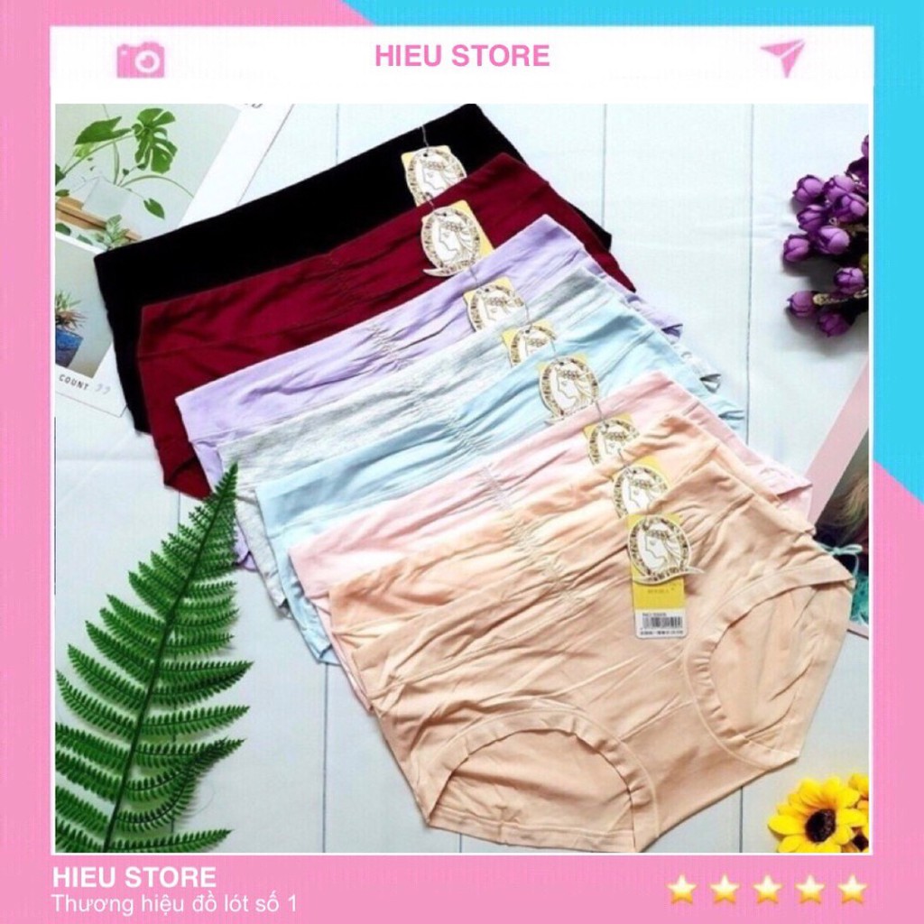 Combo Quần Lót Nữ Cotton 100% Thấm Hút Tốt Lưng Cao Mềm Mại Hieu Store24h - 5509