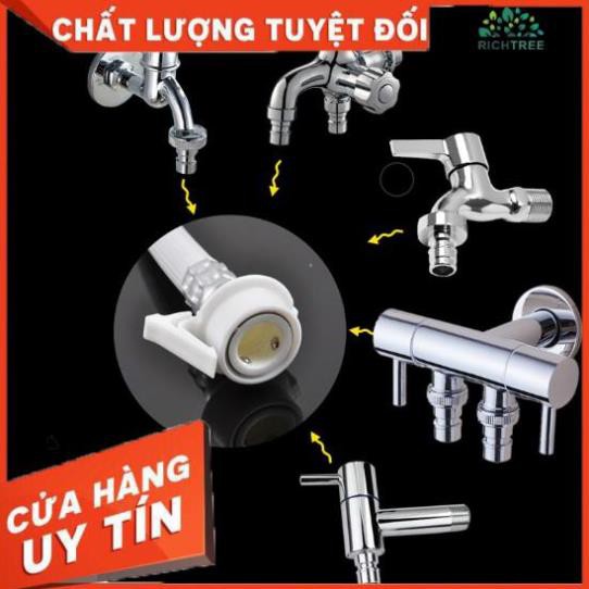 [FREE SHIP] Dây cấp nước máy giặt lồng ngang lồng đứng LOẠI 1,5m (Trắng)