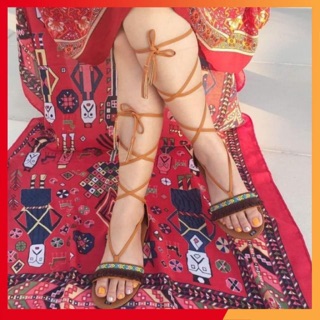 GIÀY SANDAL CỘT DÂY THỔ CẨM