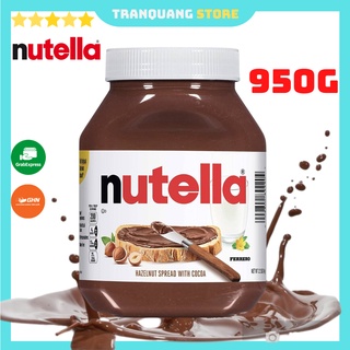 Bơ hạt phỉ phết cacao nutella nhập khẩu mỹ - hũ 950g, dùng chung với bánh mì thơm ngon