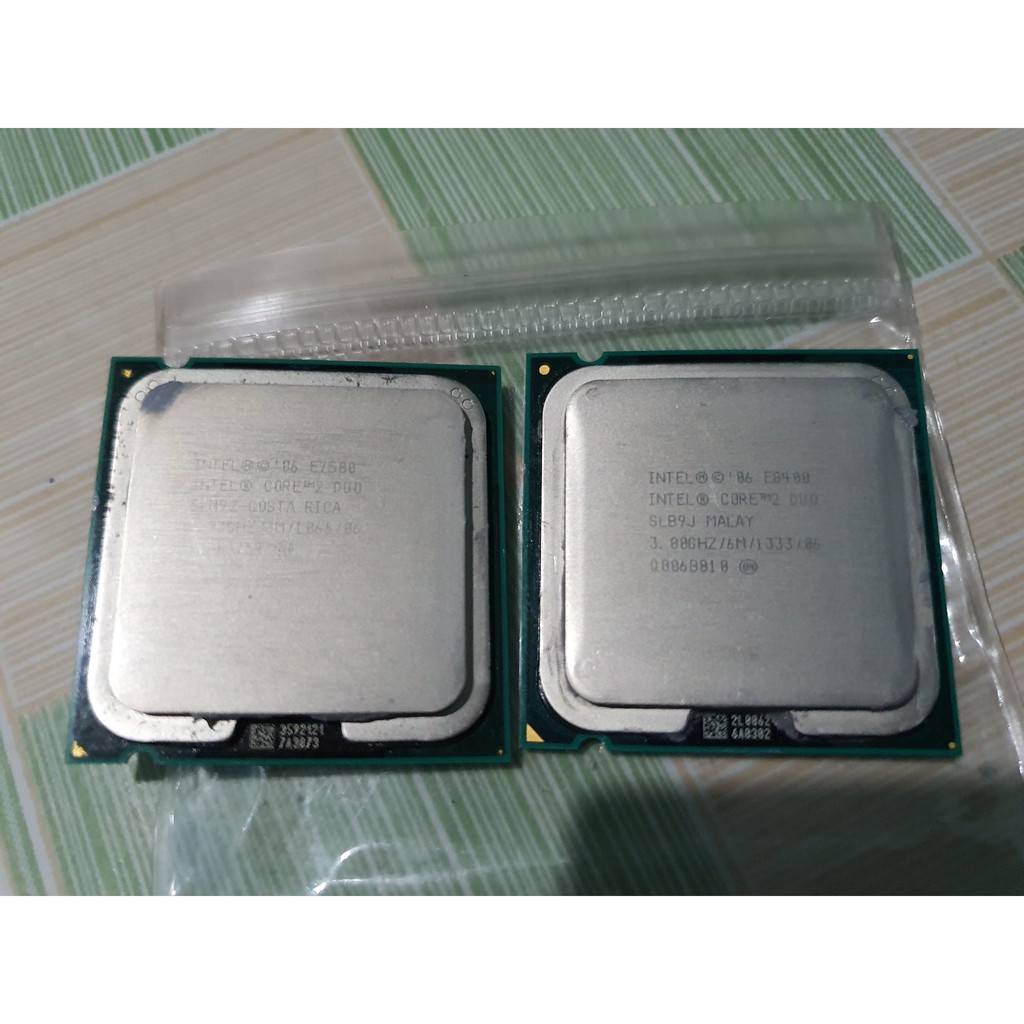 CPU E7500, E8400