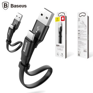 Cáp sạc baseus type-c 23cm chống đứt