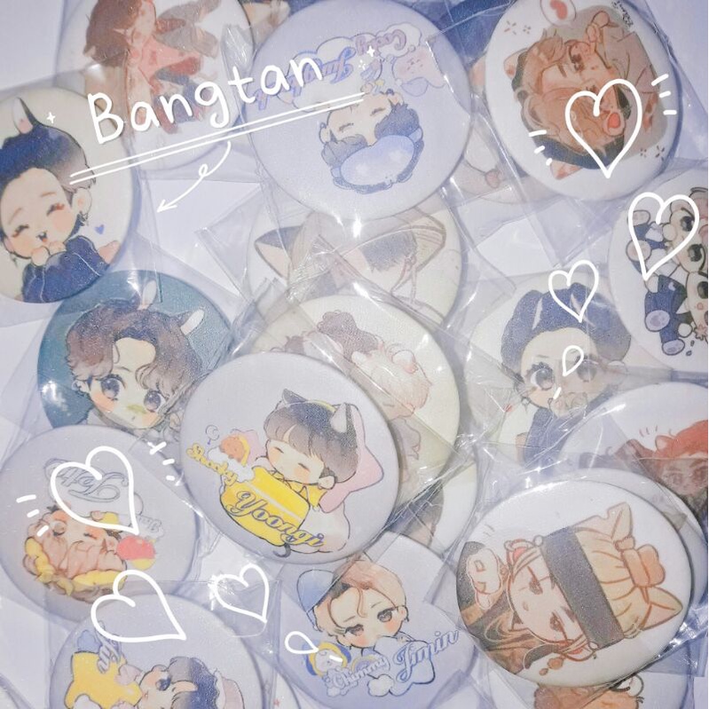 Huy hiệu Chibi BTS