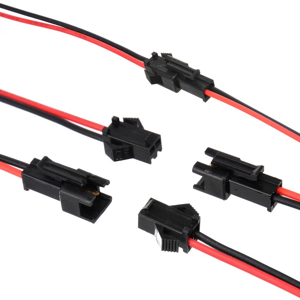 Combo 5 cặp đầu nối dây điện 10cm Jst Sm 2pins