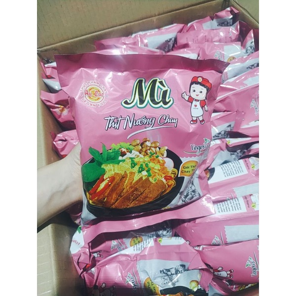 Mì Thịt Nướng/Xúc Xích Chay Âu Lạc (Sợi Mì Khoai Tây Dai Không Chiên)