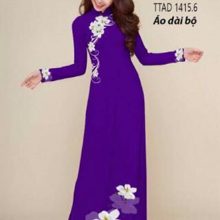 Vải áo dài hoa