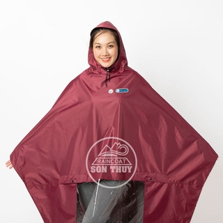 Áo đi mưa K8 cao cấp siêu bền 1 mũ chính hãng Sơn Thủy Áo mưa choàng vải dù siêu nhẹ, chống rách, trượt nước cực tốt