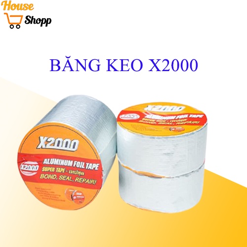 Băng keo chống thấm X2000, băng keo siêu dính Nhật Bản chống thấm dột, dán tường, dán mái tôn, dán ống nước